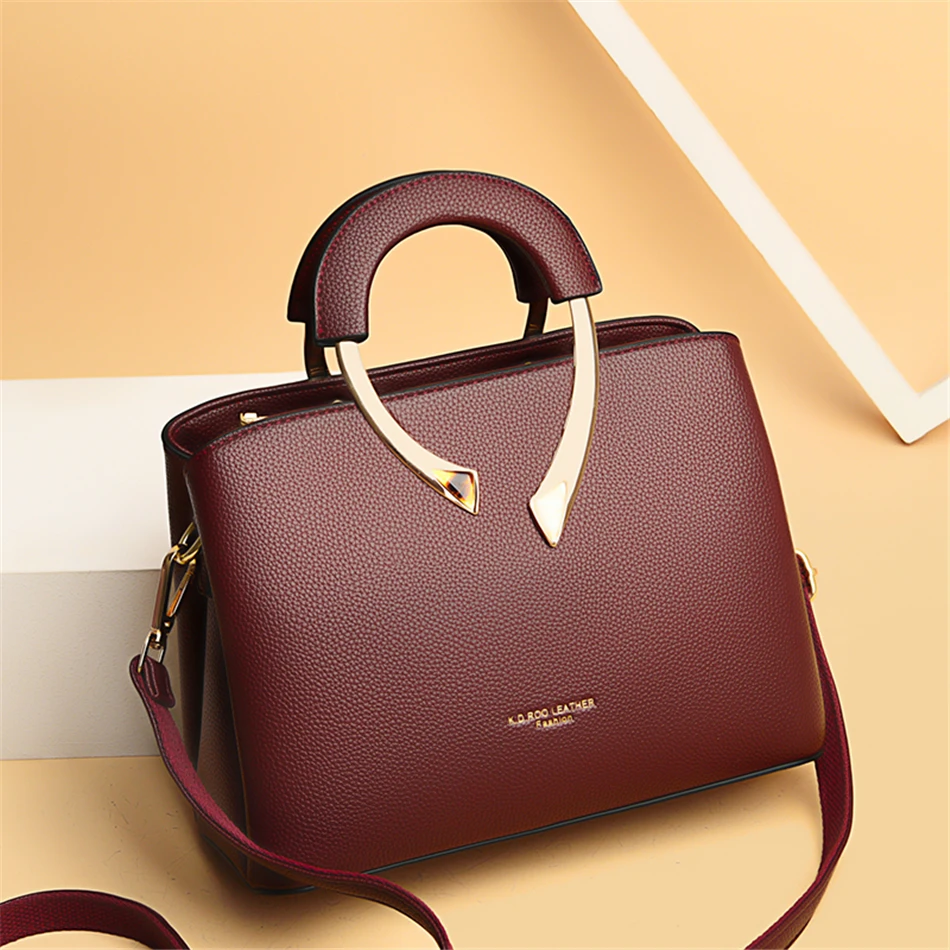 ของแท้ VANDERWAH คุณภาพสูง Pu  - Luxury Bags Tote บทวิจารณ์และราคา