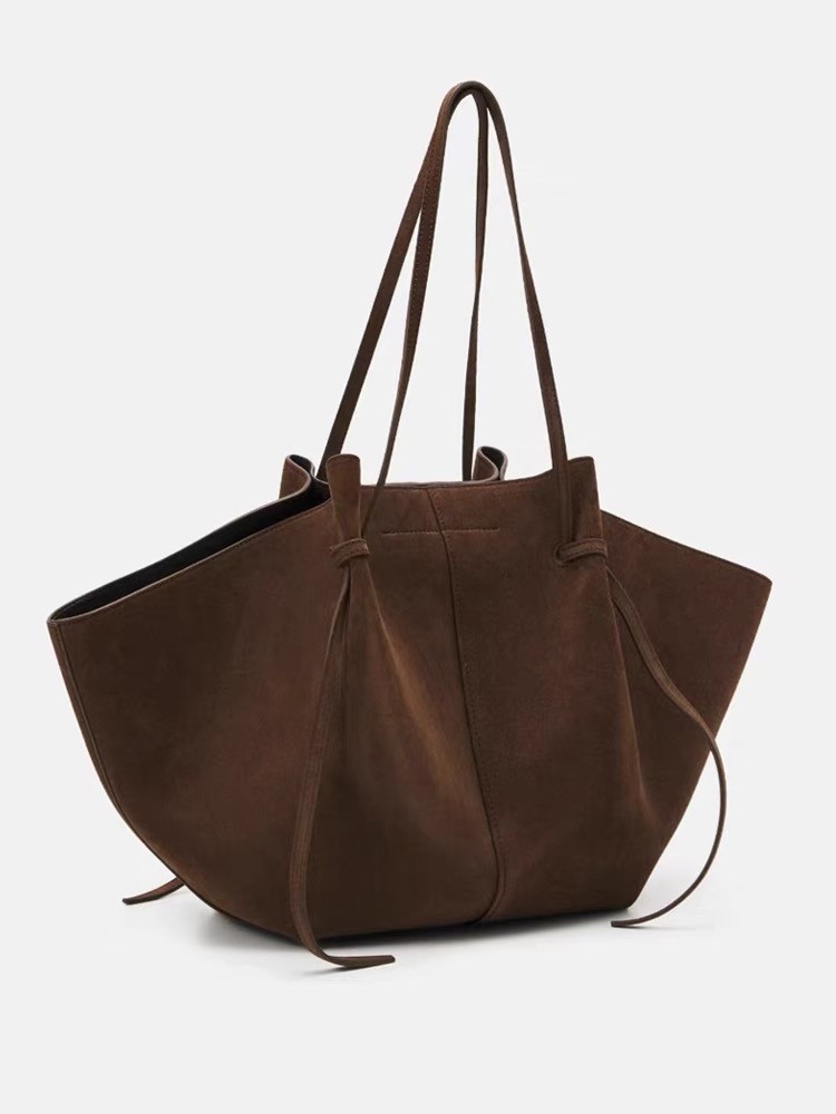 Faux Suede Tote กระเป๋าผู้หญิง - Luxury Bags Tote บทวิจารณ์และราคา